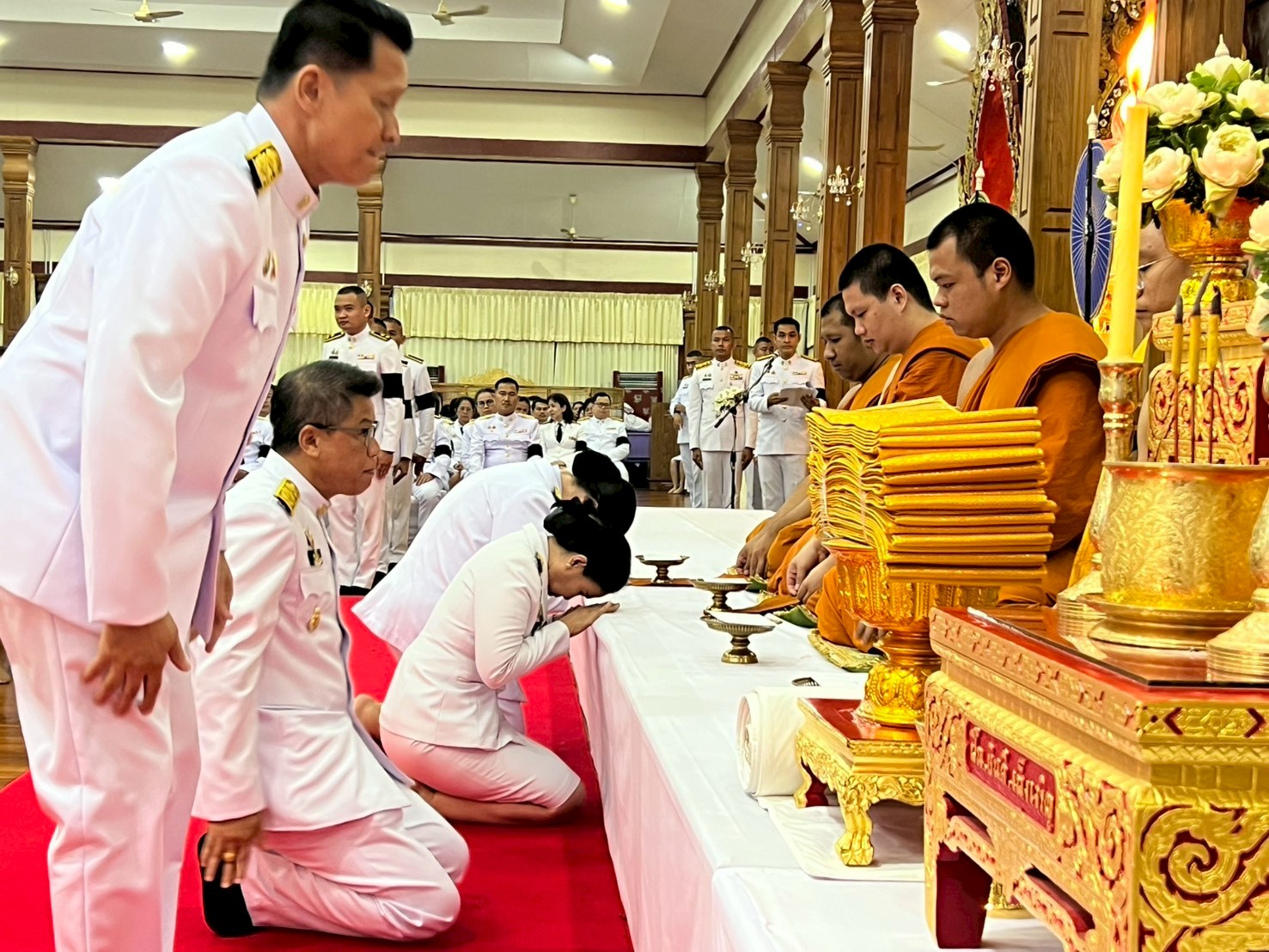title - ส.ป.ก.พิษณุโลก ร่วมพิธีบำเพ็ญกุศลสวดพระอภิธรรม เพื่ออุทิศถวายพระกุศลแด่ สมเด็จพระเจ้าลูกเธอ เจ้าฟ้าพัชรกิติยาภา นเรนทิราเทพยวดี กรมหลวงราชสาริณีสิริพัชร มหาวัชรราชธิดา 
